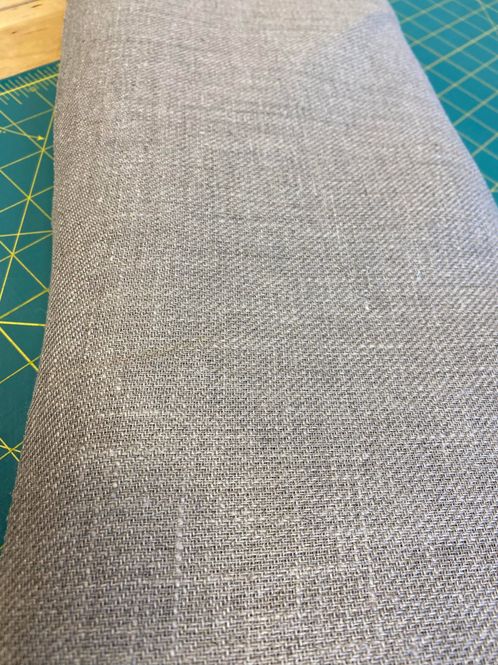 Hovedbilde 100% lin Tweed, gråbeige