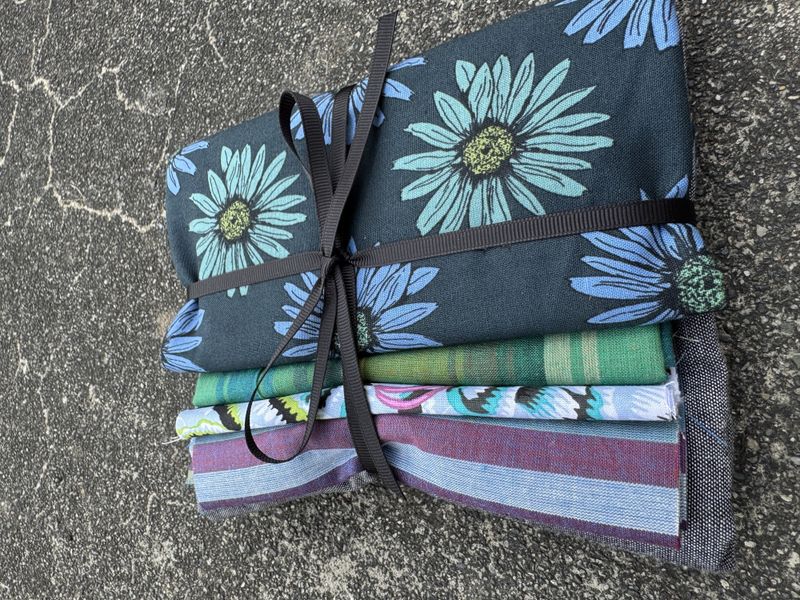 Siws Sommerveske med grå chambray