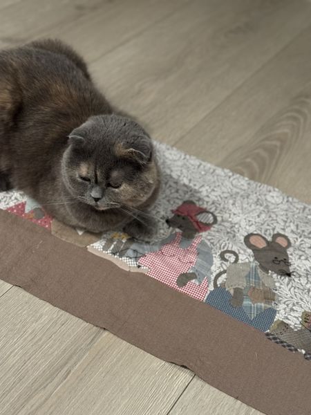 Bl&aring; advent, stoffpakke til adventskalender 