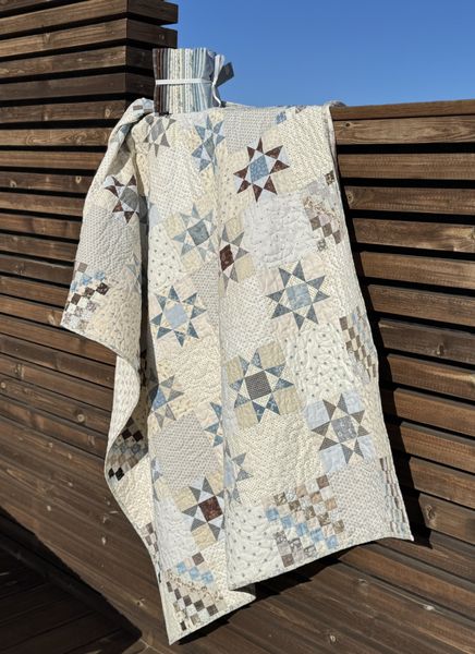 Bl&aring;royal stoffpakke