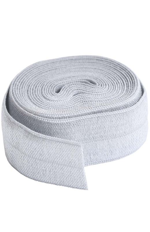 Fold-over Elastic (2yrd) - Pewter