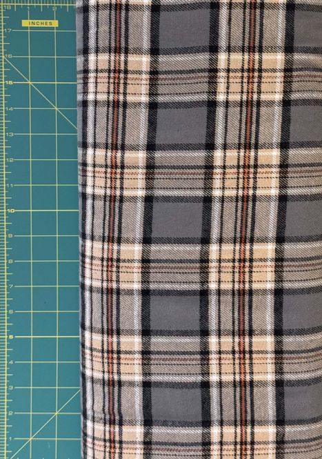 Hovedbilde Flanel Brushed Yarn Dyed Check - Sand ...